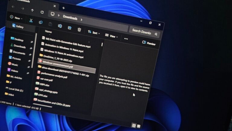 Windows 11's File Explorer is restoring a feature it disabled for security, with a new "Preview anyway" button