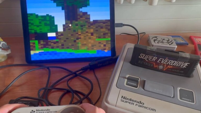You, too, can play Minecraft on the SNES with this surprisingly playable version of the hit game