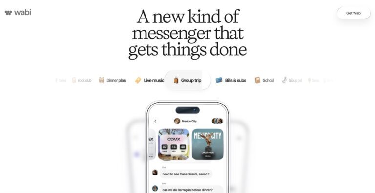 AI-powered app maker Wabi pivots to a messaging experience