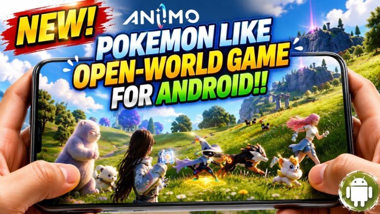 Aniimo on Android! 🔥 | Pokémon-Like Open World Game for Android ( GAMEPLAY )