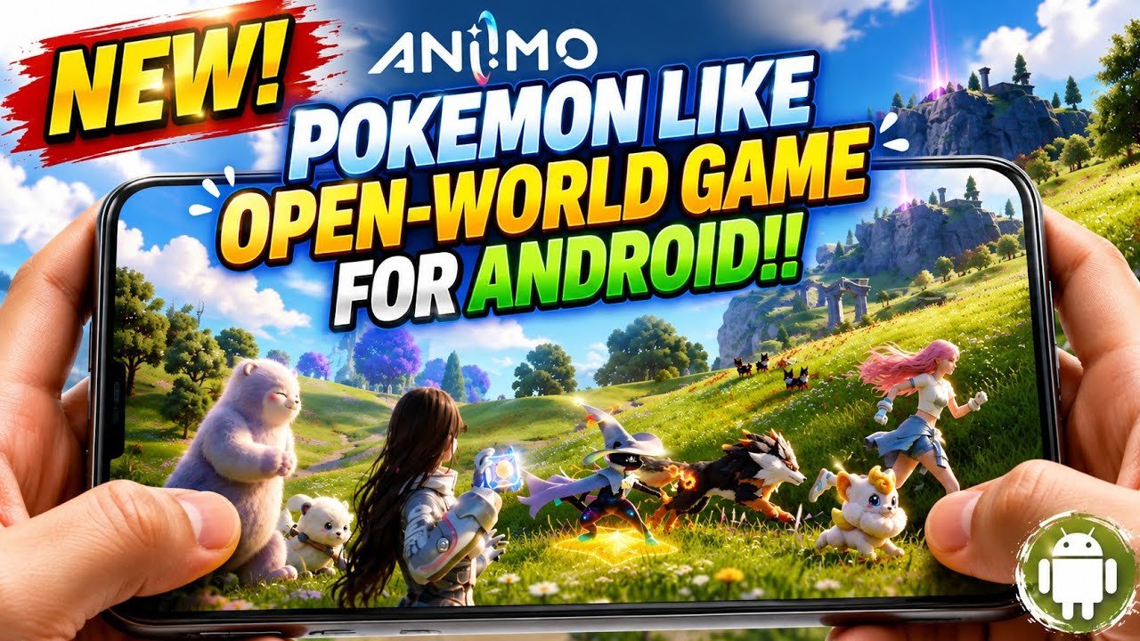 Aniimo on Android! 🔥 | Pokémon-Like Open World Game for Android ( GAMEPLAY )