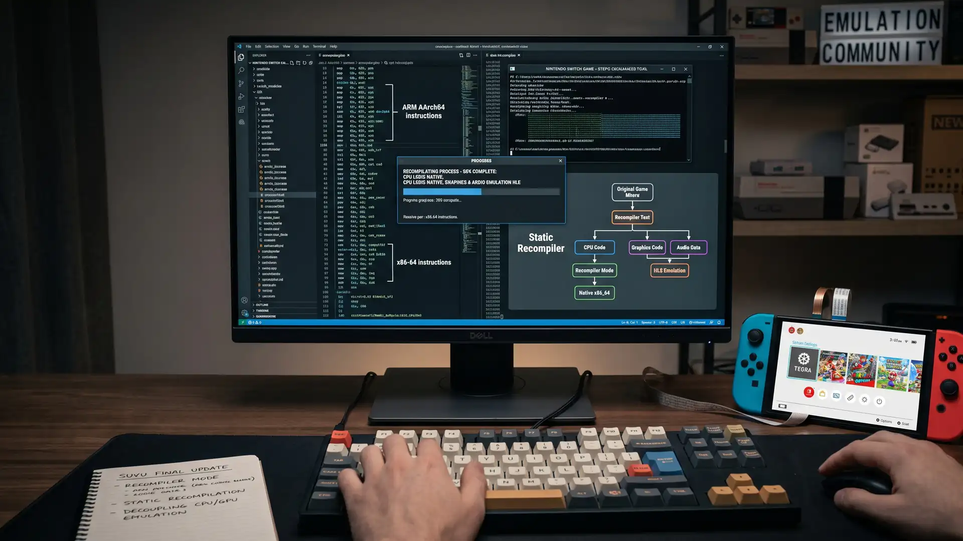 GAMES Nintendo Switch can now be statically recompiled for PC