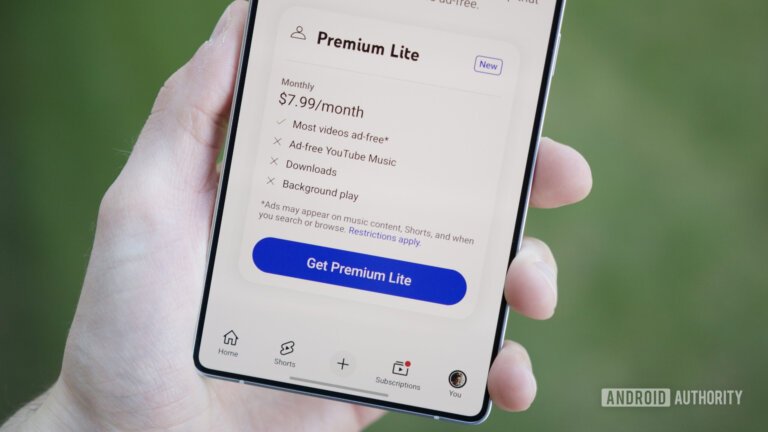 I spent a month with YouTube Premium Lite, and I'm already canceling my subscription