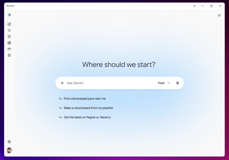 I tried the Gemini app for Windows. It wasted my time