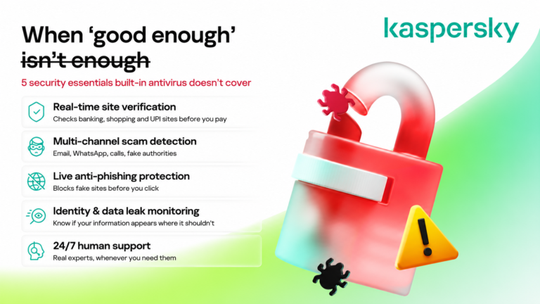 Kaspersky: 5 Security Essentials Beyond Built-In Antivirus