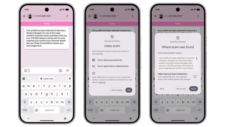 Latest Pixel Feature Drop Expands Access to Scam-Text Detection
