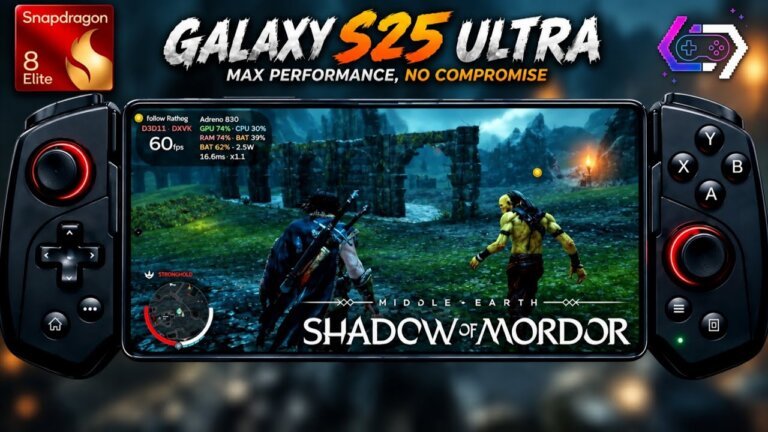 Middle Earth: Shadow of Mordor on Android Snapdragon 8 Elite For Galaxy