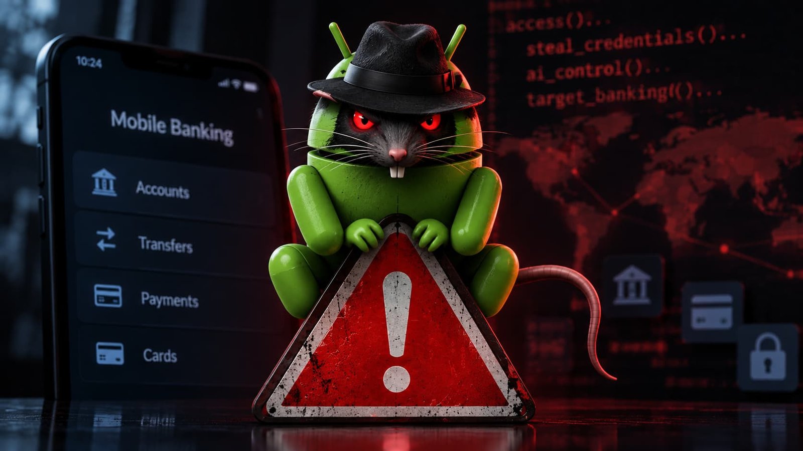 RatHat Android Malware Uses AI to Target Banking Credentials in Real Time
