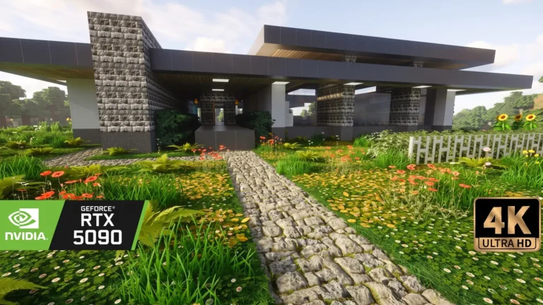 RTX 5090 and DLSS 5 Transform Classic Minecraft into 4K
