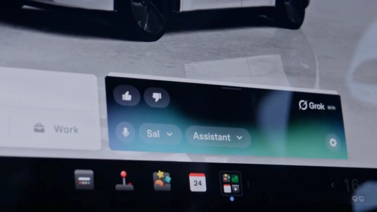 Tesla Hints at Grok Text Messaging Support