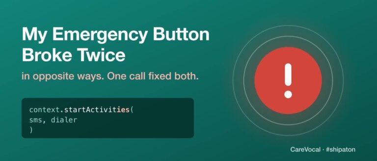 How Two Android Intent Bugs Broke My App’s Red Alert Button