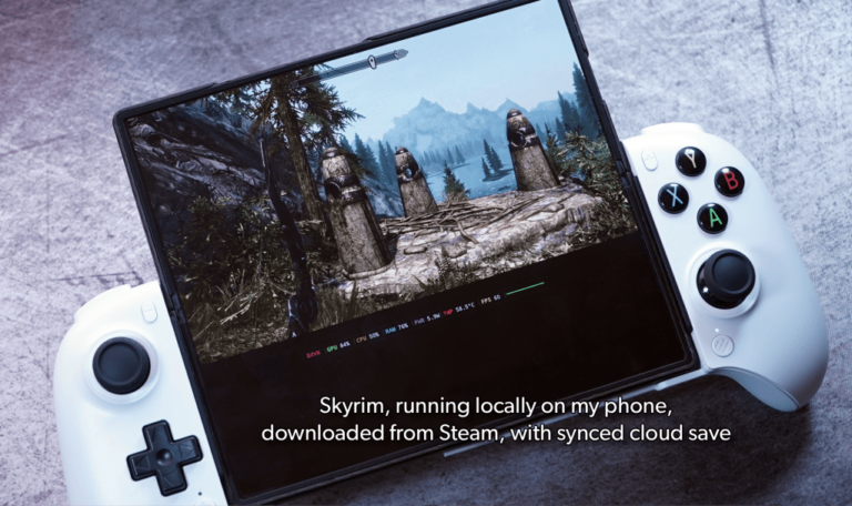 My phone ran Skyrim at 60 fps, and it wasn’t even streaming