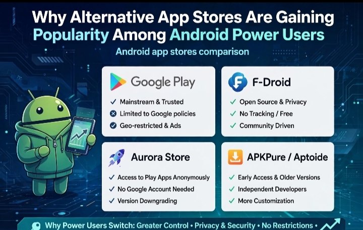 Why Alternative App Stores Are Gaining Popularity Among Android Power Users