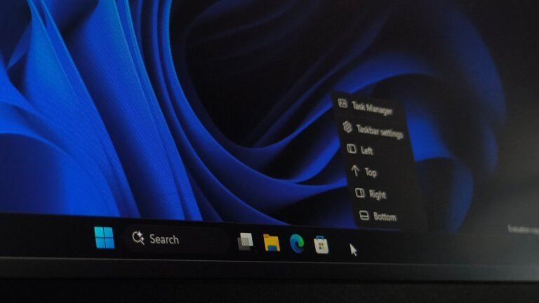 Windows 10 users were right: Windows 11 still can’t drag the taskbar, so Microsoft is testing a menu instead