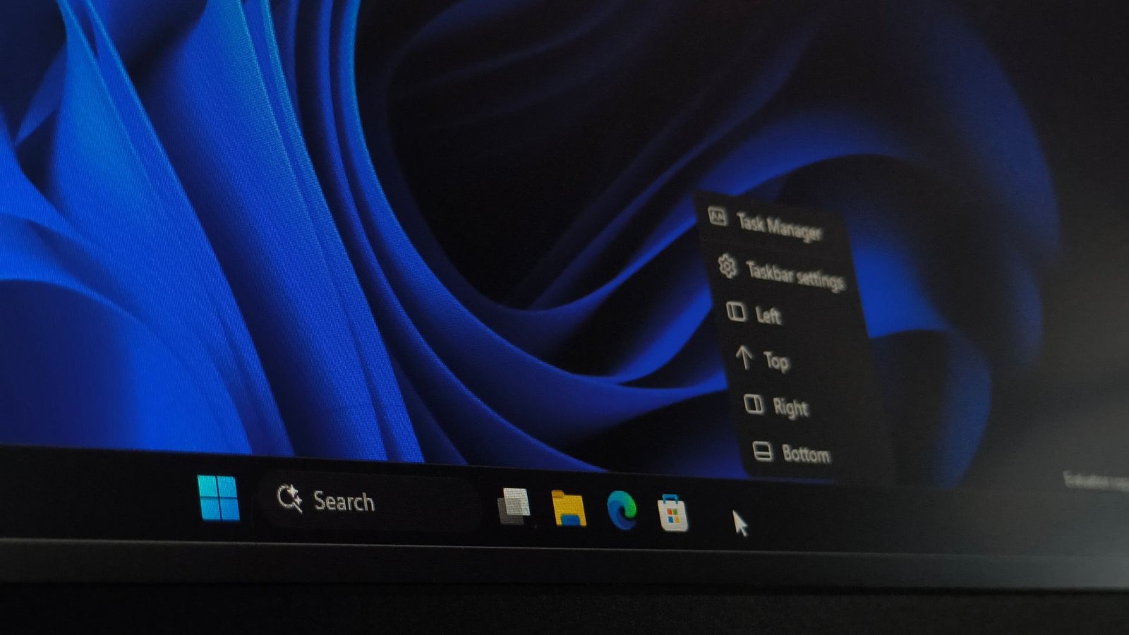 Windows 10 users were right: Windows 11 still can’t drag the taskbar, so Microsoft is testing a menu instead